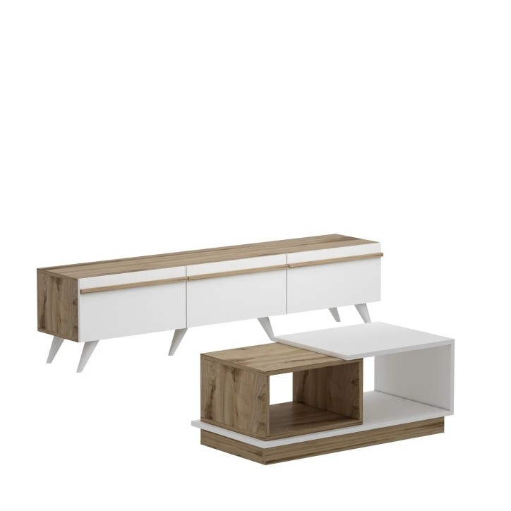 Conjunto de muebles de sala Valentina Blanco Zafiro