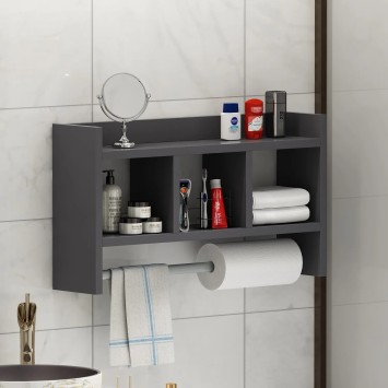 Estante de pared Asya Antracita - 382NRC1519