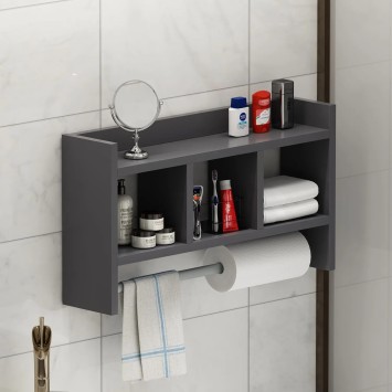 Estante de pared Asya Antracita - 382NRC1519