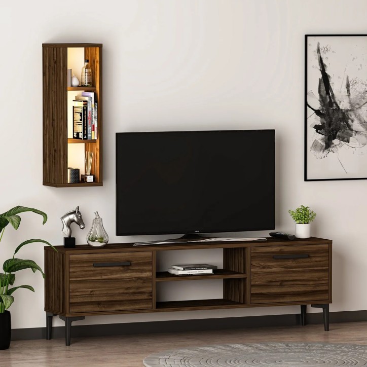 Mueble TV Bien Nogal