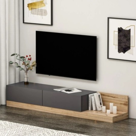 Mueble TV Majör Antracita Nogal