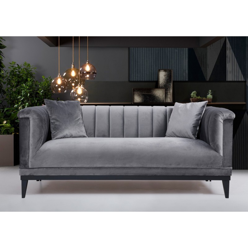 Sofá 2 plazas Trendy Gris oscuro - 569HLN1110