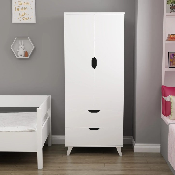 Conjunto de muebles de dormitorio Valencia 3 Blanco