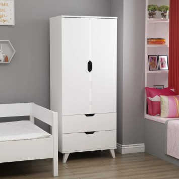 Conjunto de muebles de dormitorio Valencia 3 Blanco - 382NRC2303