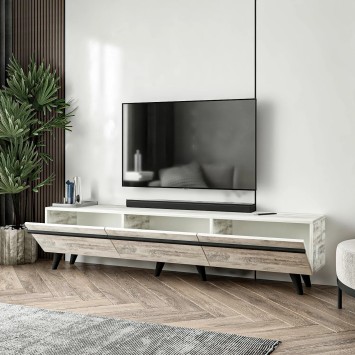 Mueble TV Amsterdam Cristal - 382NRC2506