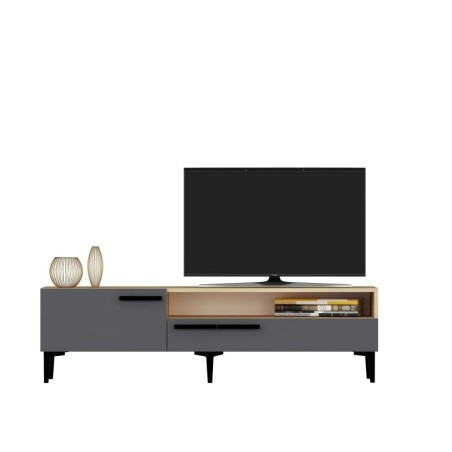 Mueble TV Zera Roble Antracita