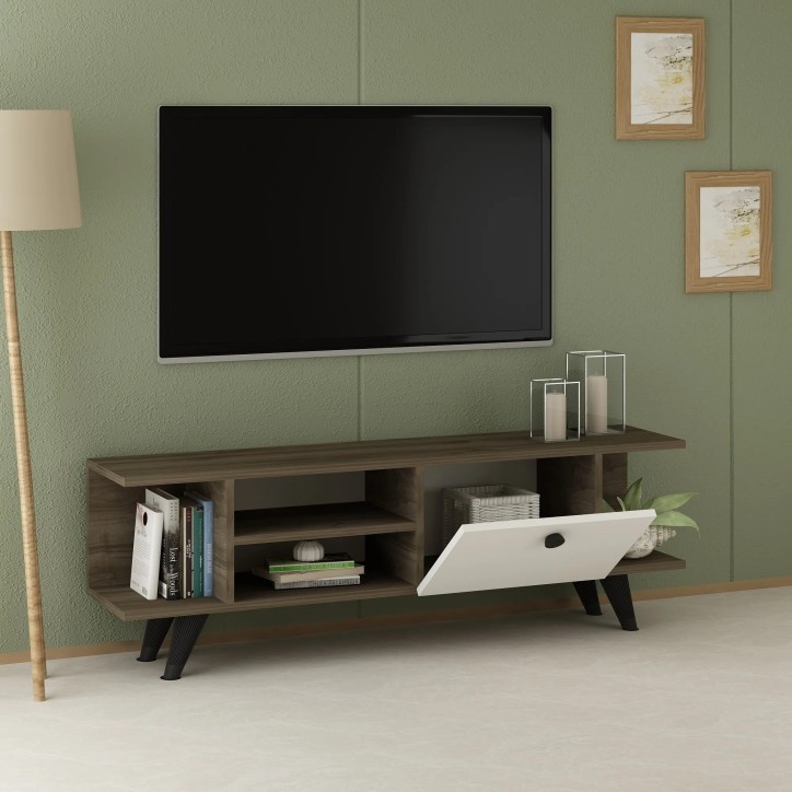 Mueble TV İdil Nogal Blanco