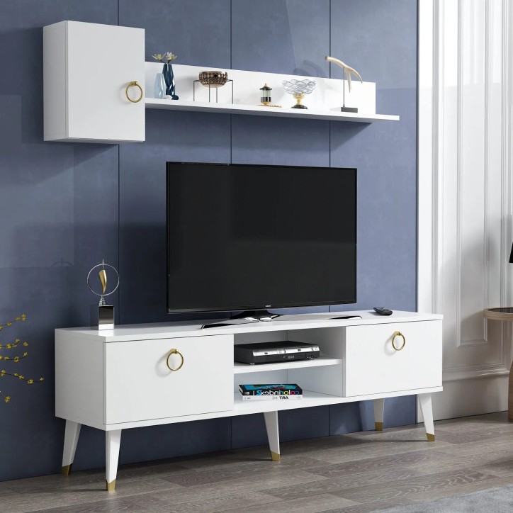 Mueble TV Alfa Blanco