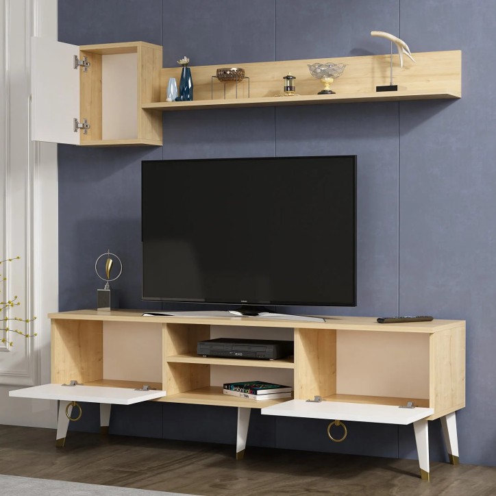 Mueble TV Alfa Zafiro Blanco