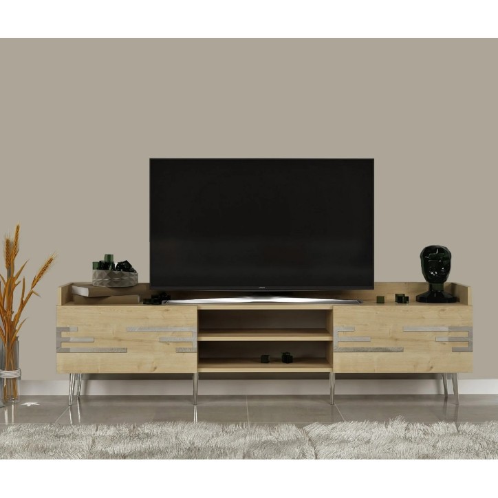 Mueble TV Adriana Zafiro Roble