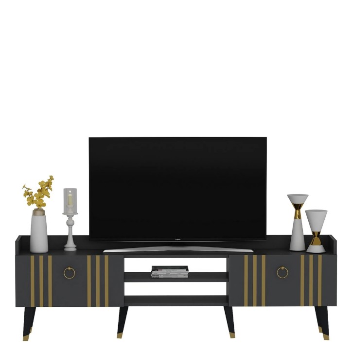 Mueble TV Isıl Antracita Oro