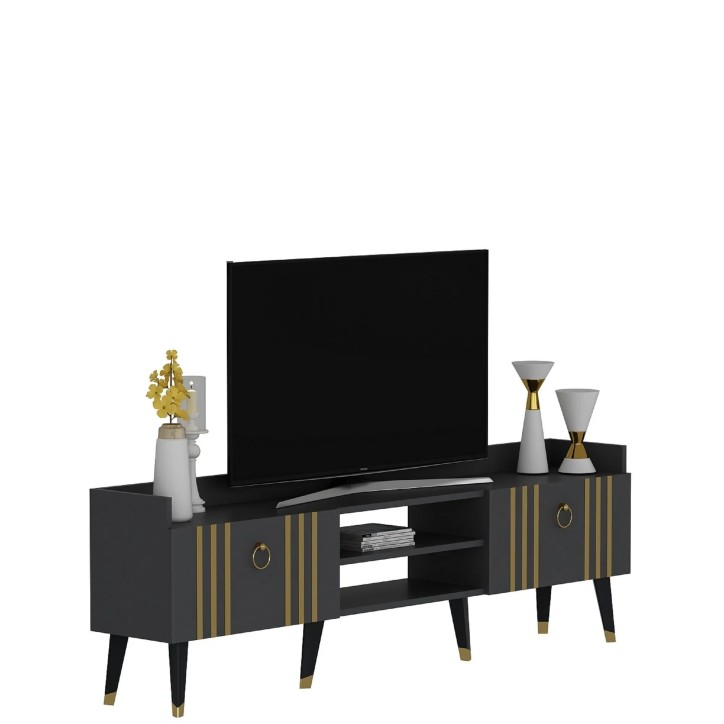 Mueble TV Isıl Antracita Oro