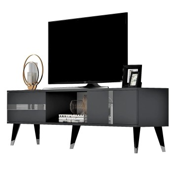 Mueble TV Vania Antracita Plata - 475OLV1152