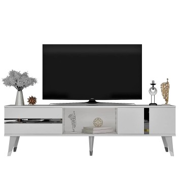 Mueble TV Vania Blanco Plata - 475OLV1153