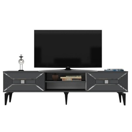 Mueble TV Yumedi Antracita Plata