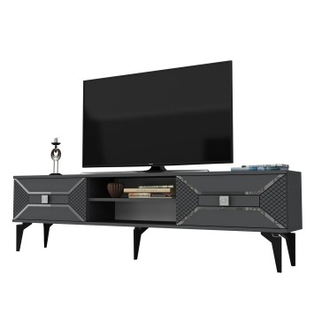 Mueble TV Yumedi Antracita Plata - 475OLV1157