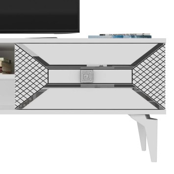 Mueble TV Yumedi Blanco Plata - 475OLV1159