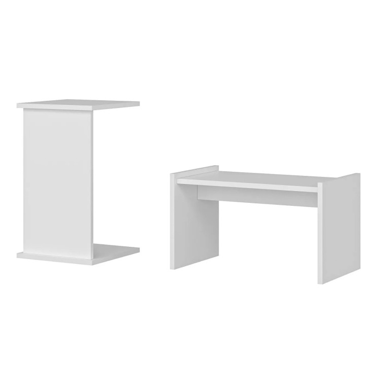 Mesa auxiliar Fall Blanco