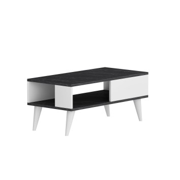 Mesa de centro Seul Negro Blanco - 475OLV1328