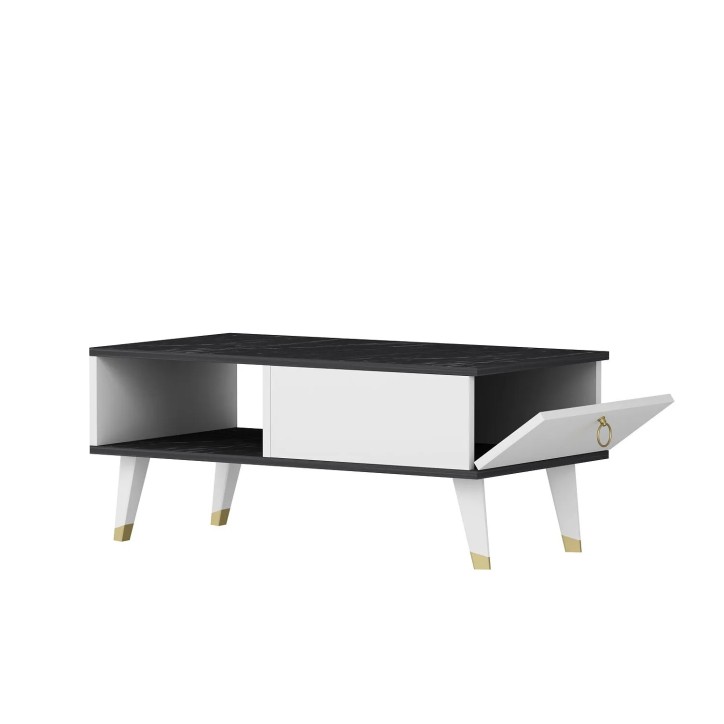 Mesa de centro Delux Negro Blanco