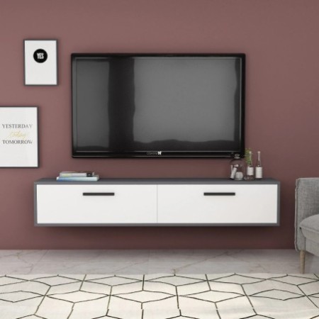 Mueble TV Inel Antracita Blanco