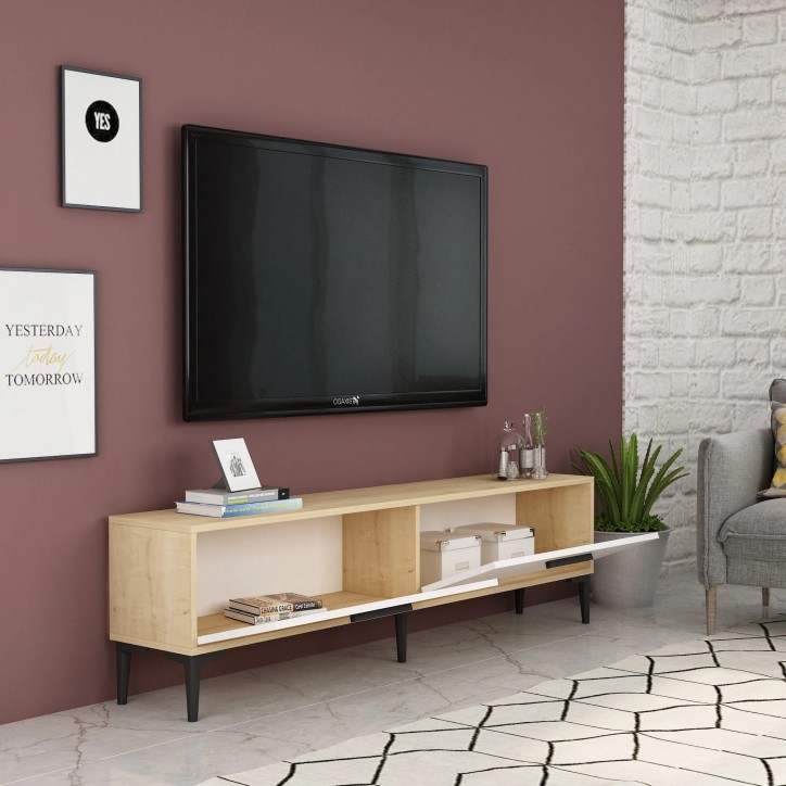 Mueble TV Inel Zafiro Blanco