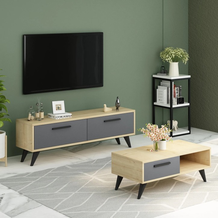 Mueble TV Melisa Zafiro Antracita