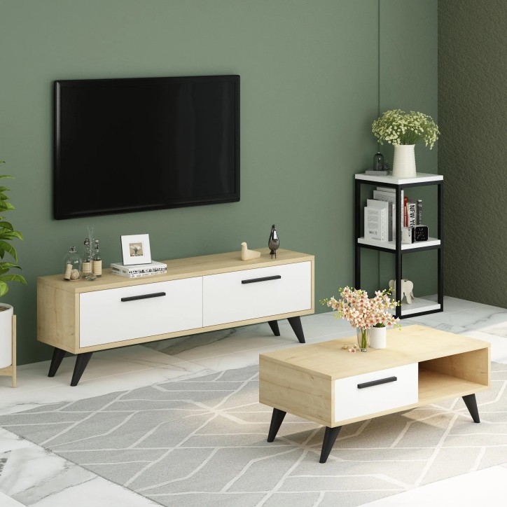 Mueble TV Melisa Zafiro Blanco