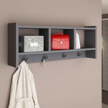 Gancho de pared Midnight Antracita - 475OLV1910