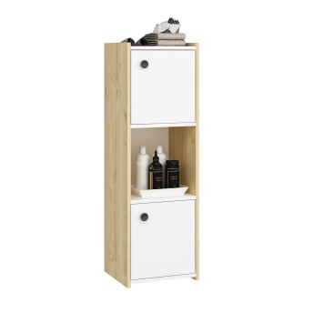 Mueble de baño Teo Roble Zafiro Blanco - 475OLV2405