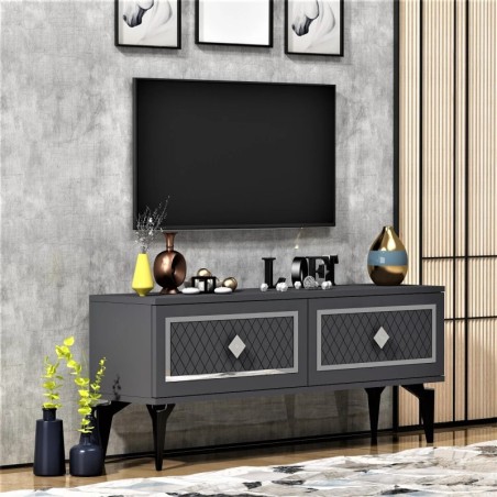 Mueble TV Arel Antracita Plata