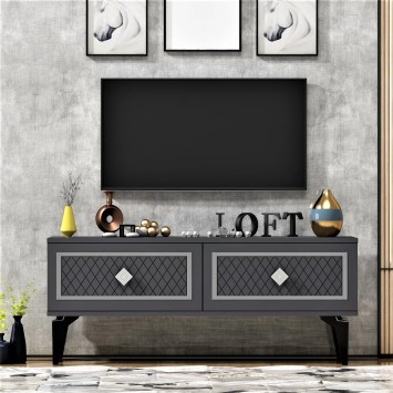 Mueble TV Arel Antracita Plata - 475OLV2646