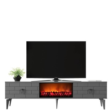 Mueble TV Varna Fireplace Antracita - 475OLV2662