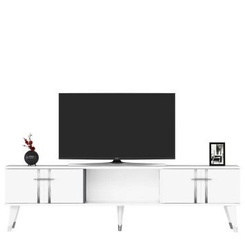 Mueble TV Asel Blanco Plata - 475OLV2699