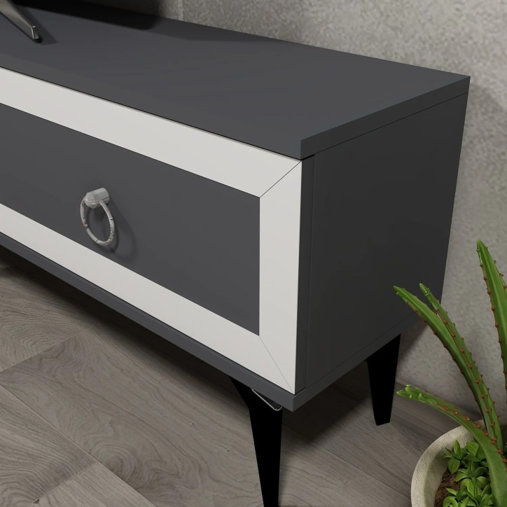 Mueble TV Selen Antracita Blanco