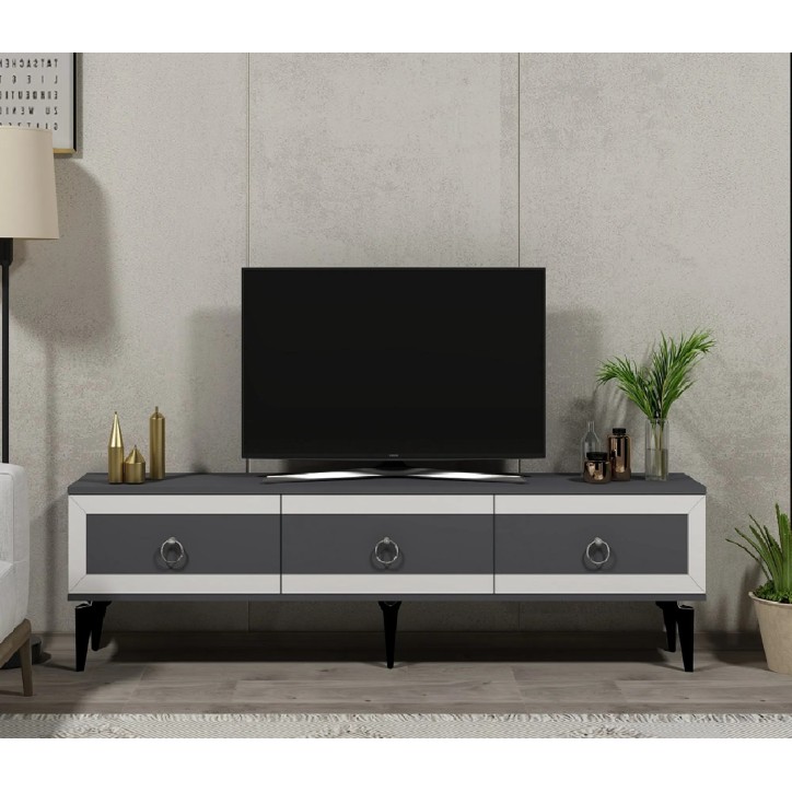 Mueble TV Selen Antracita Blanco