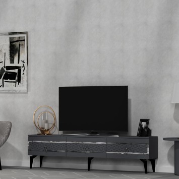 Mueble TV Ipek Antracita Plata - 475OLV2706