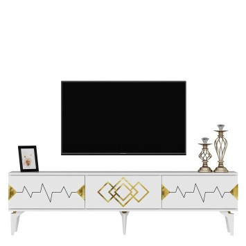 Mueble TV Ritim Blanco Oro - 475OLV2711