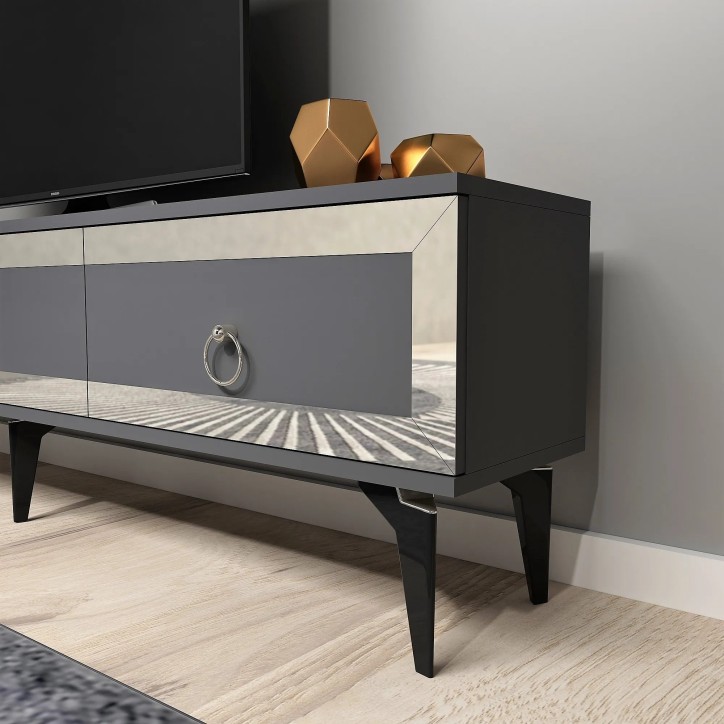 Mueble TV Ponny Antracita Plata