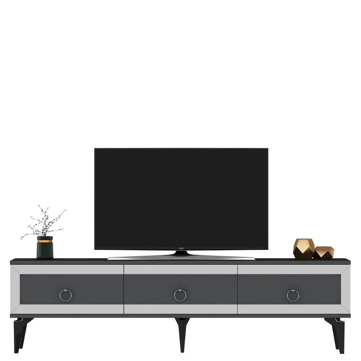 Mueble TV Ponny Antracita Plata