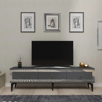 Mueble TV Ponny Antracita Plata - 475OLV2719