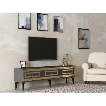 Mueble TV Karya Antracita Oro - 475OLV2722