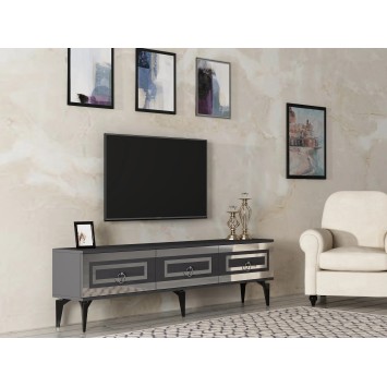 Mueble TV Karya Antracita Plata - 475OLV2723