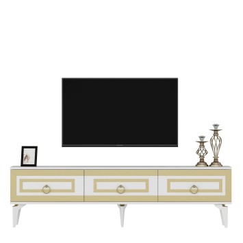 Mueble TV Karya Blanco Oro - 475OLV2724