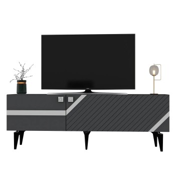 Mueble TV Iris Antracita Plata - 475OLV2727