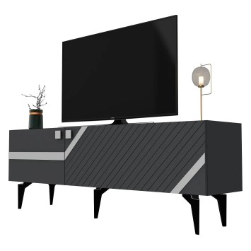 Mueble TV Iris Antracita Plata - 475OLV2727