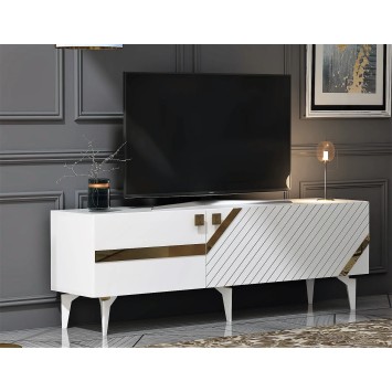 Mueble TV Iris Blanco Oro - 475OLV2728