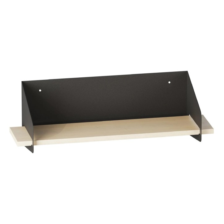 Estante de pared Long Arm Negro