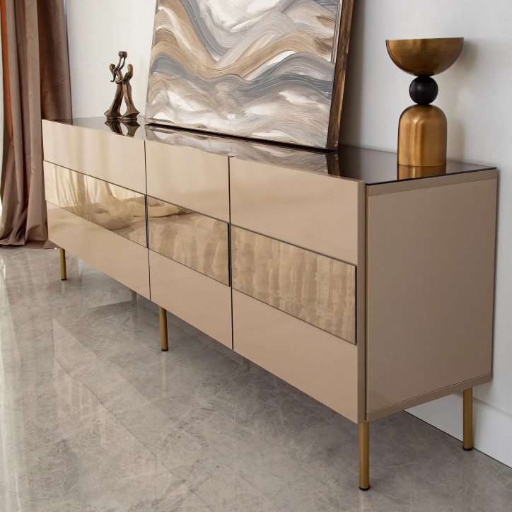 Mueble TV Leon Bronce Oro