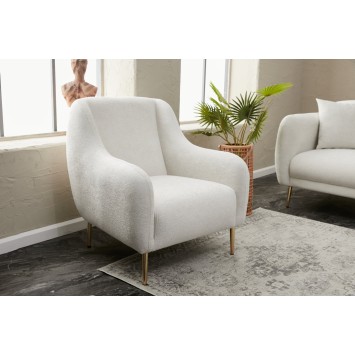 Sillón Simena Oro crema - 825BLC2828